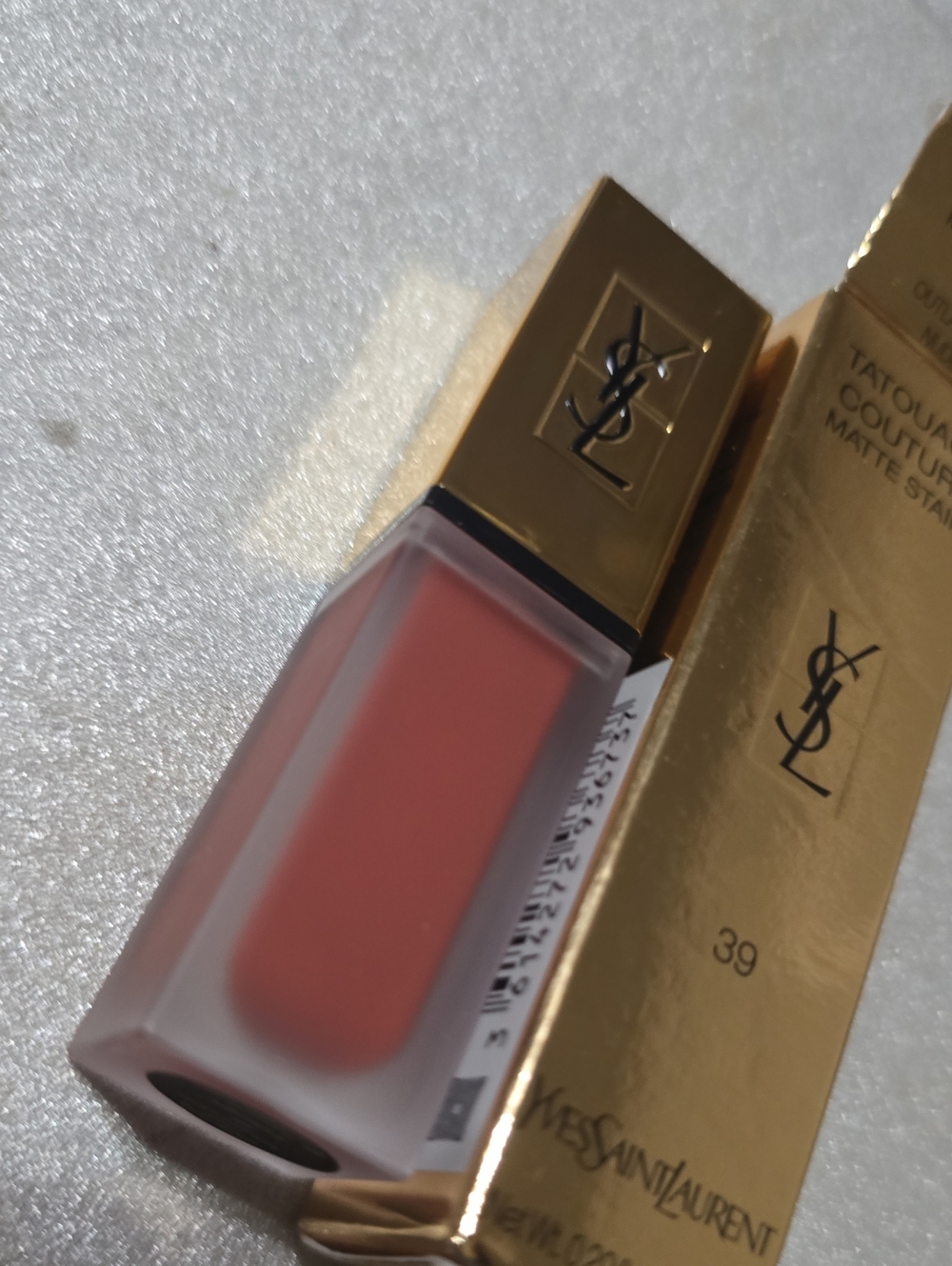 🧚♀️N°39 OUTLANDISH NUDE YSL RARE Tatouage Couture Matte Stain NWT - Picture 6 of 6
